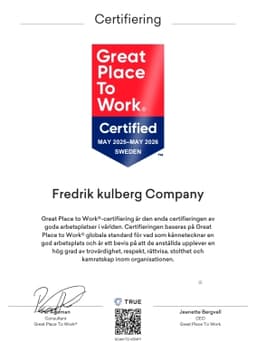 Certifiering, GreatPlaceToWork